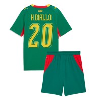 Senegal Habib Diallo #20 Vonkajší Detský futbalový dres MS 2026 Krátky Rukáv (+ trenírky)